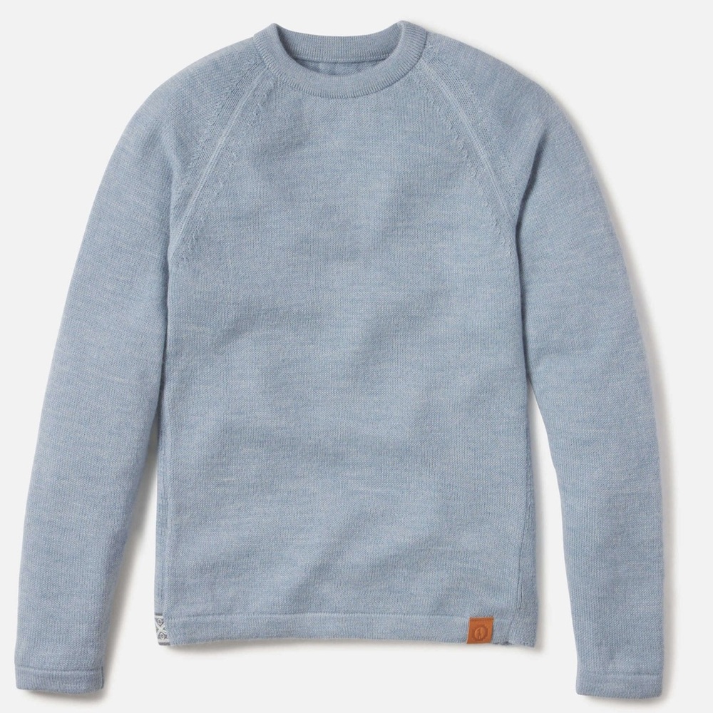 Light Blue Crewneck Women’s Sweater